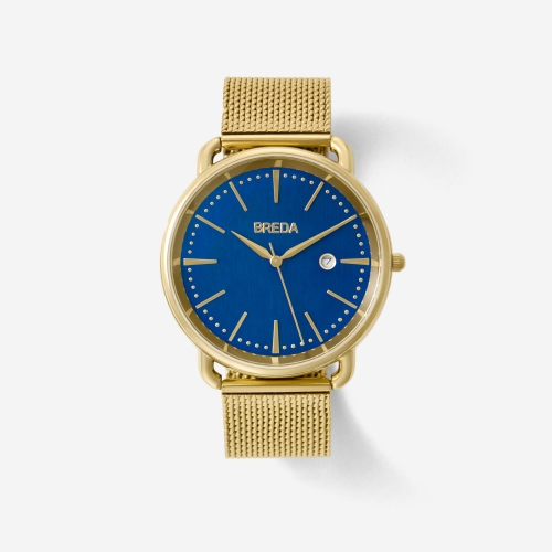 BREDA 시계 Linx - Gold/Blue