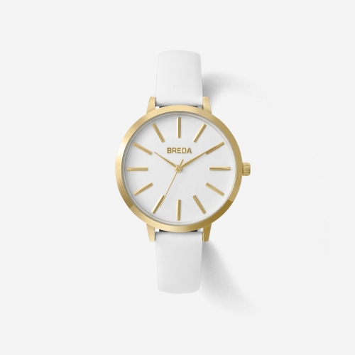BREDA 시계 Joule - Gold/White